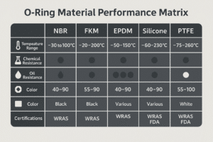 o-ring material comparison